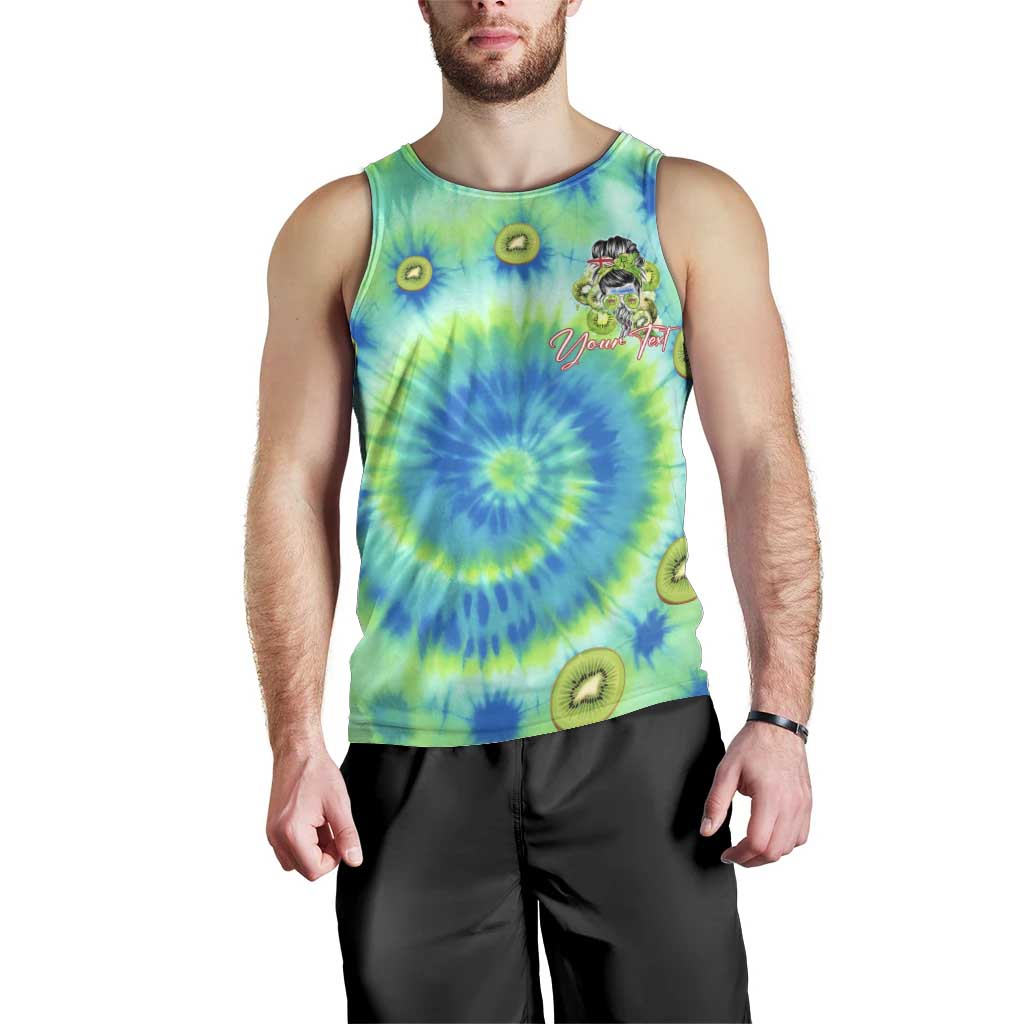 Just a Girl Who Loves Kiwis Men Tank Top New Zealand Tie Dye