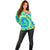 Just a Girl Who Loves Kiwis Off Shoulder Sweater New Zealand Tie Dye