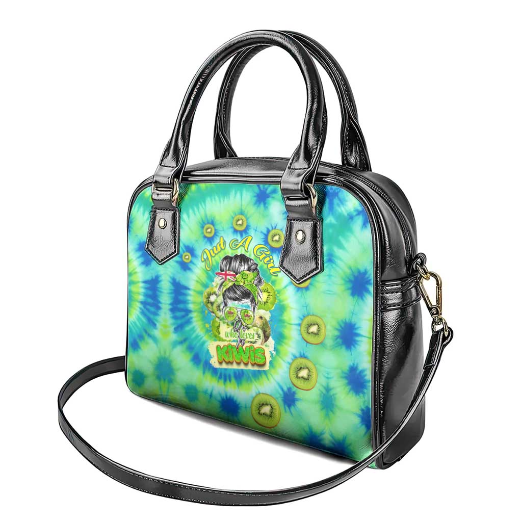 Just a Girl Who Loves Kiwis Shoulder Handbag New Zealand Tie Dye DT02 - Polynesian Pride