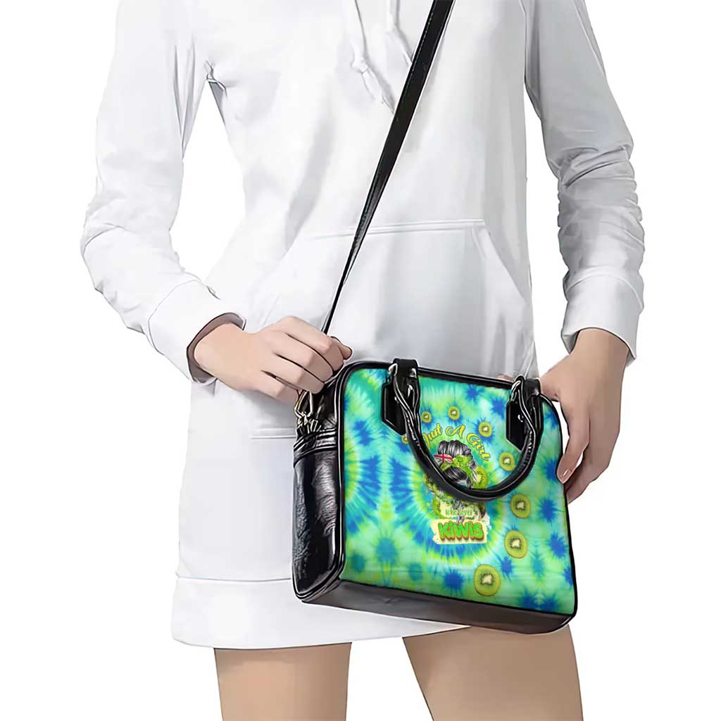 Just a Girl Who Loves Kiwis Shoulder Handbag New Zealand Tie Dye DT02 - Polynesian Pride
