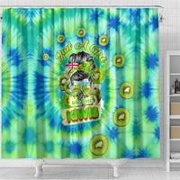 Just a Girl Who Loves Kiwis Shower Curtain New Zealand Tie Dye DT02 - Polynesian Pride