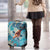 Hand In Hand Father's Day Polynesian Luggage Cover Tribal Flower Pattern