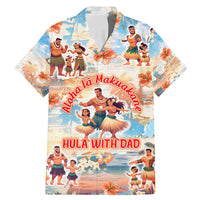 Hawaii Father's Day Family Matching Mermaid Dress and Hawaiian Shirt Hula With Dad