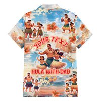 Hawaii Father's Day Family Matching Puletasi and Hawaiian Shirt Hula With Dad DT02 - Polynesian Pride