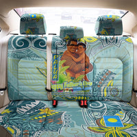 Palau Father's Day Polynesia Back Car Seat Cover Dad and Son