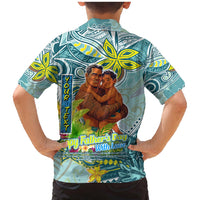Palau Father's Day Polynesia Family Matching Mermaid Dress and Hawaiian Shirt Dad and Son DT02 - Polynesian Pride