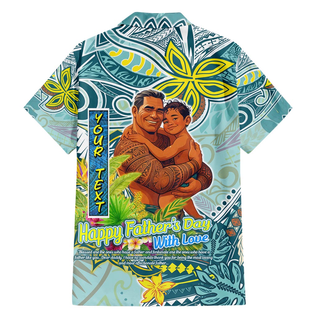 Palau Father's Day Polynesia Family Matching Off Shoulder Maxi Dress and Hawaiian Shirt Dad and Son DT02 - Polynesian Pride