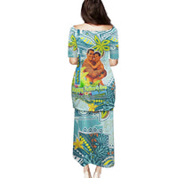 Palau Father's Day Polynesia Family Matching Puletasi and Hawaiian Shirt Dad and Son DT02 - Polynesian Pride