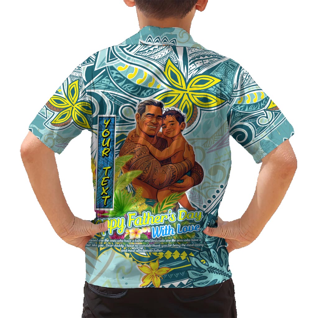Palau Father's Day Polynesia Family Matching Summer Maxi Dress and Hawaiian Shirt Dad and Son DT02 - Polynesian Pride