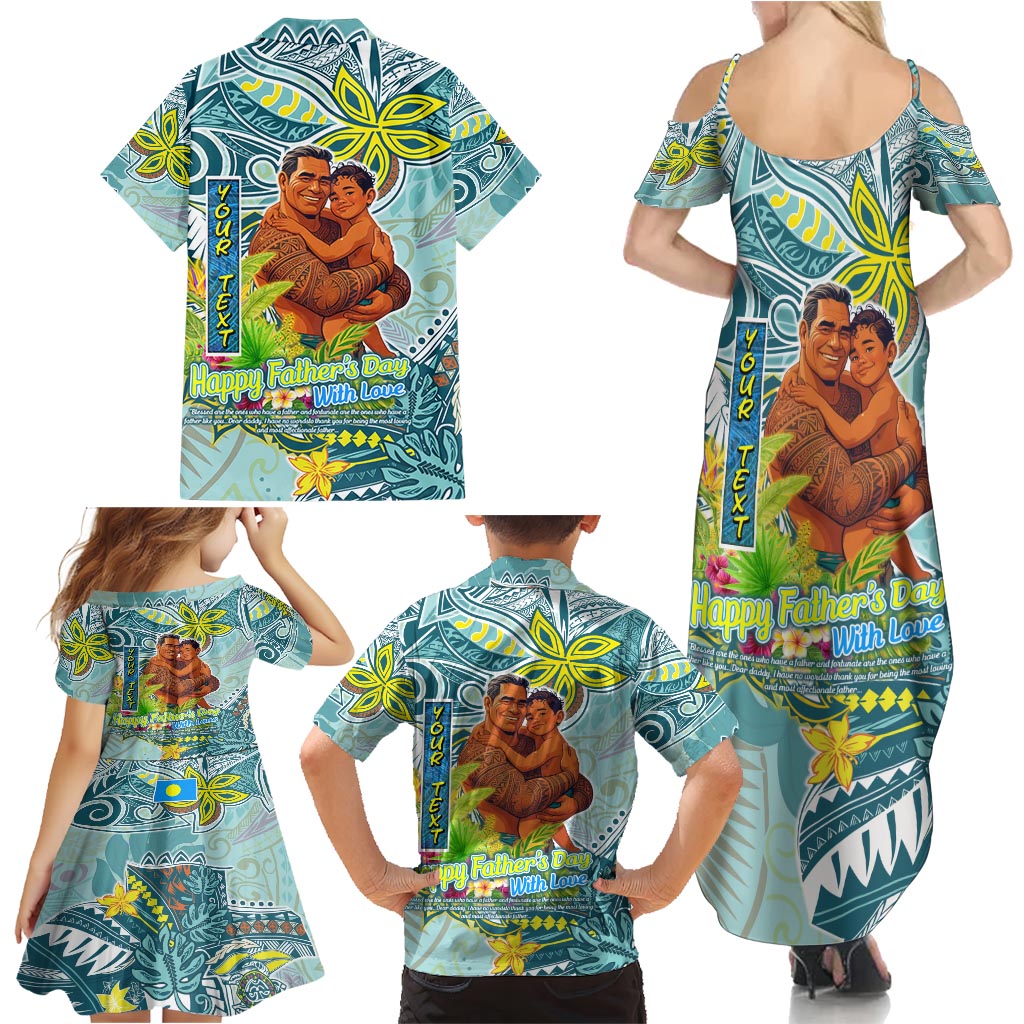 Palau Father's Day Polynesia Family Matching Summer Maxi Dress and Hawaiian Shirt Dad and Son DT02 - Polynesian Pride