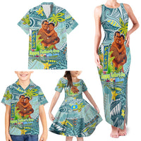 Palau Father's Day Polynesia Family Matching Tank Maxi Dress and Hawaiian Shirt Dad and Son DT02 - Polynesian Pride