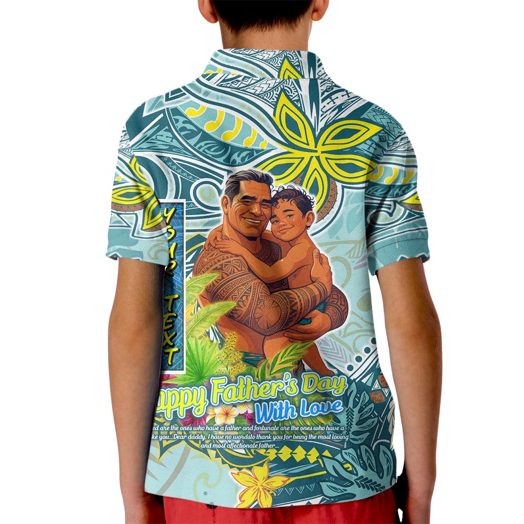 Palau Father's Day Polynesia Kid Polo Shirt Dad and Son DT02 - Polynesian Pride