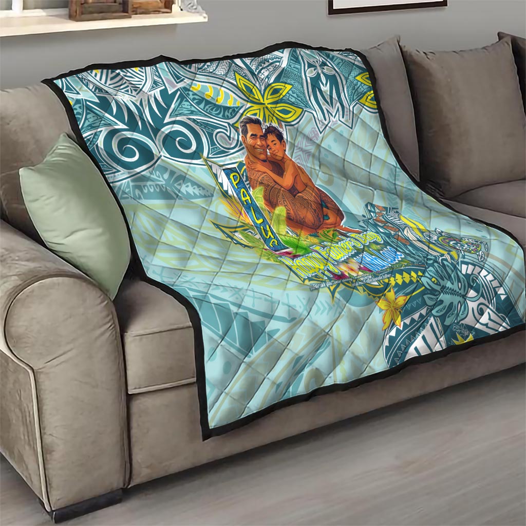 Palau Father's Day Polynesia Quilt Dad and Son DT02 - Polynesian Pride