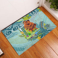 Palau Father's Day Polynesia Rubber Doormat Dad and Son DT02 - Polynesian Pride