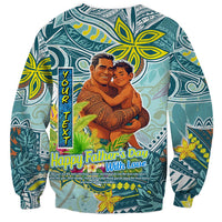 Palau Father's Day Polynesia Sweatshirt Dad and Son DT02 - Polynesian Pride