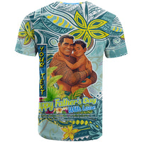 Palau Father's Day Polynesia T Shirt Dad and Son DT02 - Polynesian Pride