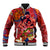 Happy Father's Day French Polynesia Baseball Jacket Family Turtle Hibiscus