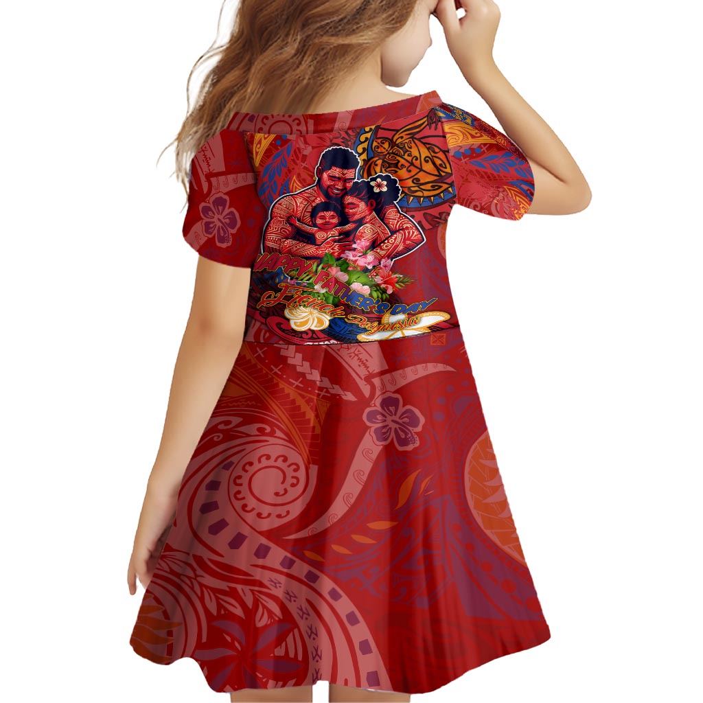 Happy Father's Day French Polynesia Family Matching Off Shoulder Maxi Dress and Hawaiian Shirt Family Turtle Hibiscus DT02 - Polynesian Pride