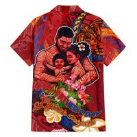 Happy Father's Day French Polynesia Family Matching Puletasi and Hawaiian Shirt Family Turtle Hibiscus DT02 - Polynesian Pride