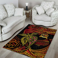 Papua New Guinea 50th Independence Day Area Rug Culture Spirit and Sovereignty DT02 - Polynesian Pride