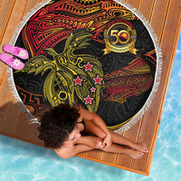 Papua New Guinea 50th Independence Day Beach Blanket Culture Spirit and Sovereignty DT02 - Polynesian Pride