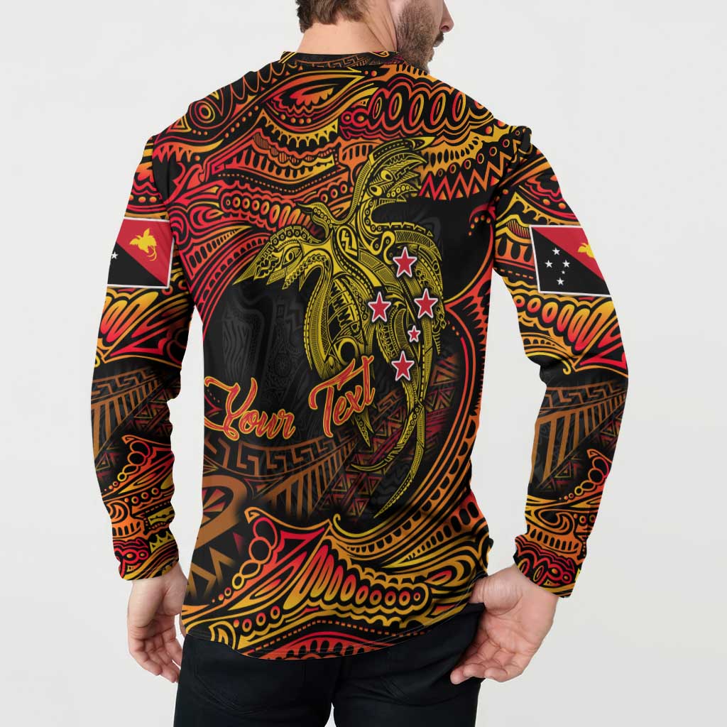 Papua New Guinea 50th Independence Day Button Sweatshirt Culture Spirit and Sovereignty