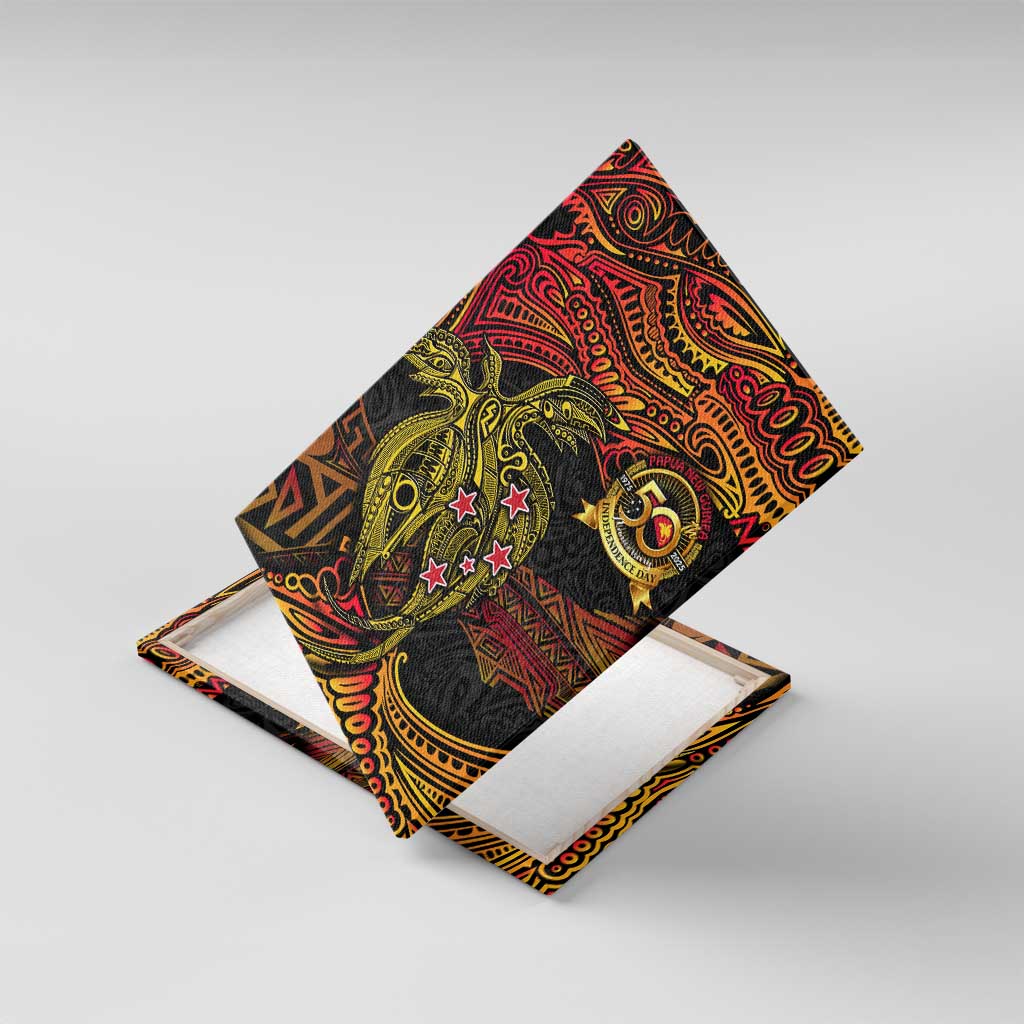 Papua New Guinea 50th Independence Day Canvas Wall Art Culture Spirit and Sovereignty DT02 With Frame Art - Polynesian Pride