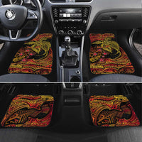 Papua New Guinea 50th Independence Day Car Mats Culture Spirit and Sovereignty DT02 Set 4pcs Art - Polynesian Pride