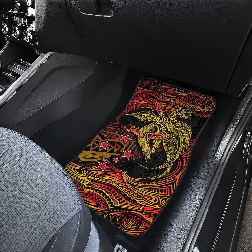 Papua New Guinea 50th Independence Day Car Mats Culture Spirit and Sovereignty DT02 - Polynesian Pride