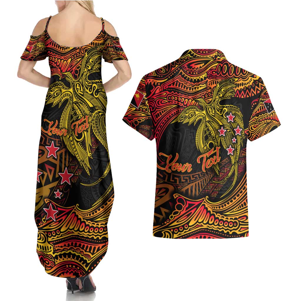 Papua New Guinea 50th Independence Day Couples Matching Summer Maxi Dress and Hawaiian Shirt Culture Spirit and Sovereignty DT02 - Polynesian Pride