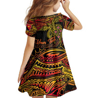 Papua New Guinea 50th Independence Day Family Matching Long Sleeve Bodycon Dress and Hawaiian Shirt Culture Spirit and Sovereignty DT02 - Polynesian Pride