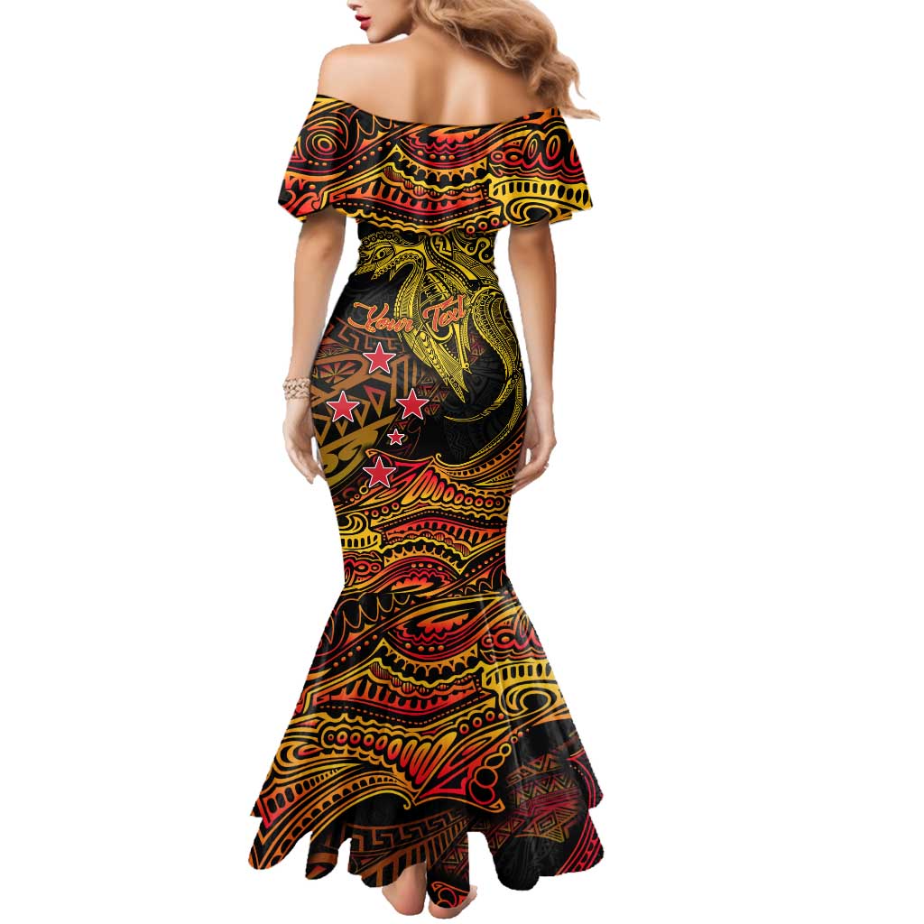 Papua New Guinea 50th Independence Day Family Matching Mermaid Dress and Hawaiian Shirt Culture Spirit and Sovereignty DT02 - Polynesian Pride