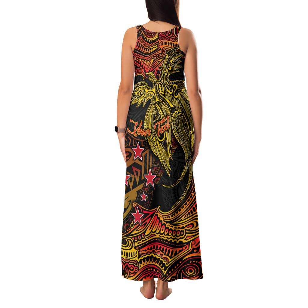 Papua New Guinea 50th Independence Day Family Matching Tank Maxi Dress and Hawaiian Shirt Culture Spirit and Sovereignty DT02 - Polynesian Pride