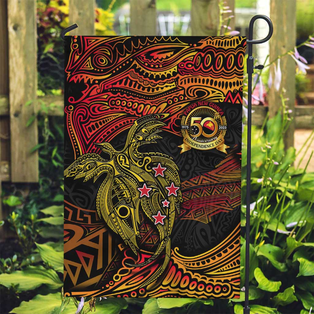 Papua New Guinea 50th Independence Day Garden Flag Culture Spirit and Sovereignty DT02 Garden Flag Art - Polynesian Pride