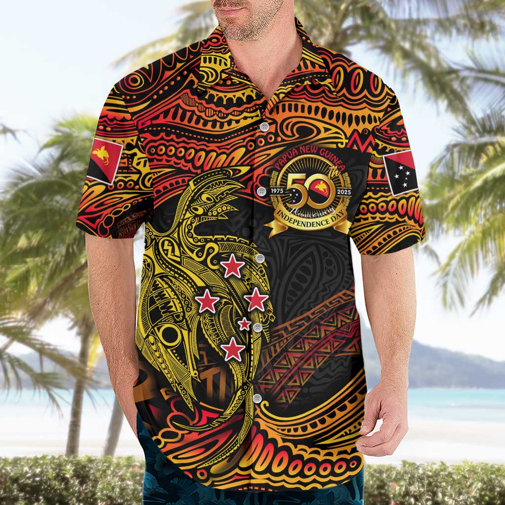 Papua New Guinea 50th Independence Day Hawaiian Shirt Culture Spirit and Sovereignty