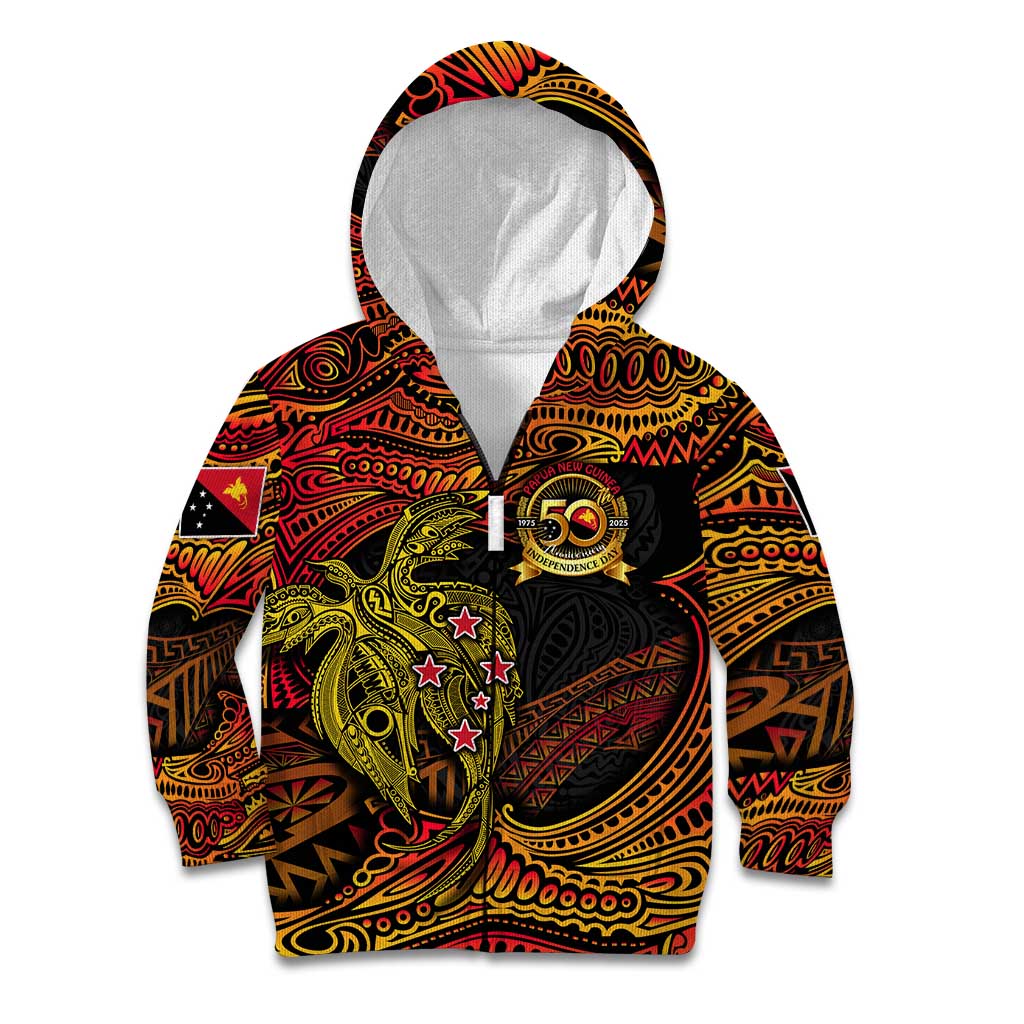 Papua New Guinea 50th Independence Day Kid Hoodie Culture Spirit and Sovereignty