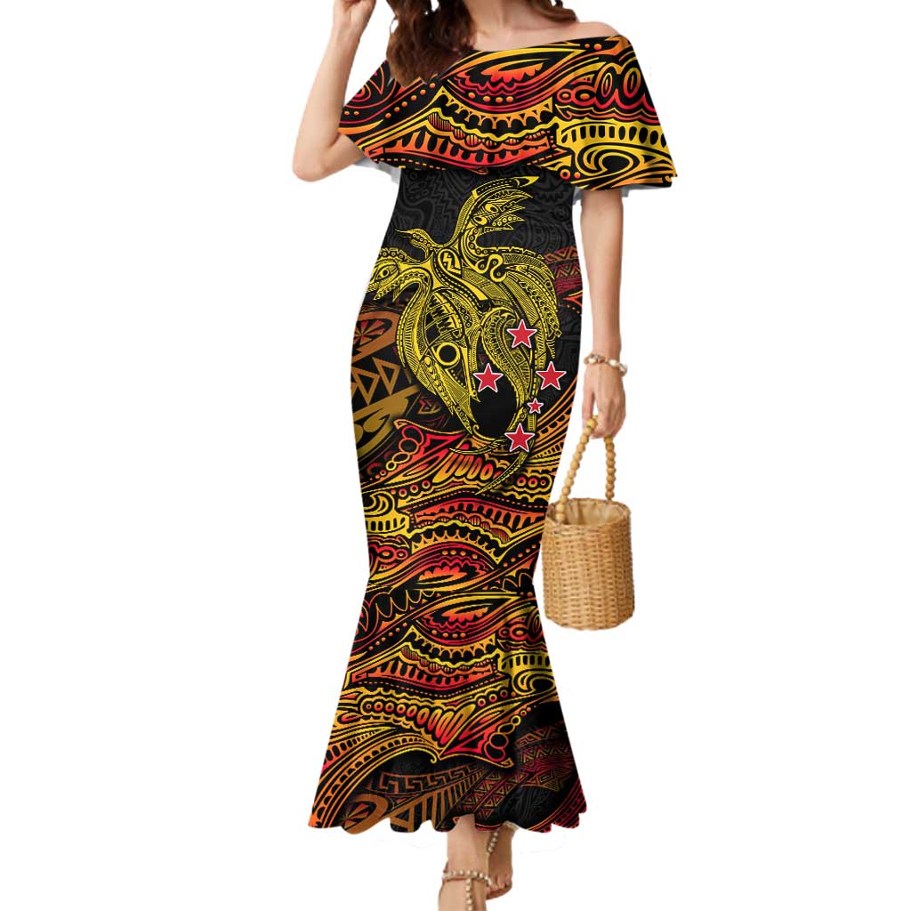 Papua New Guinea 50th Independence Day Mermaid Dress Culture Spirit and Sovereignty