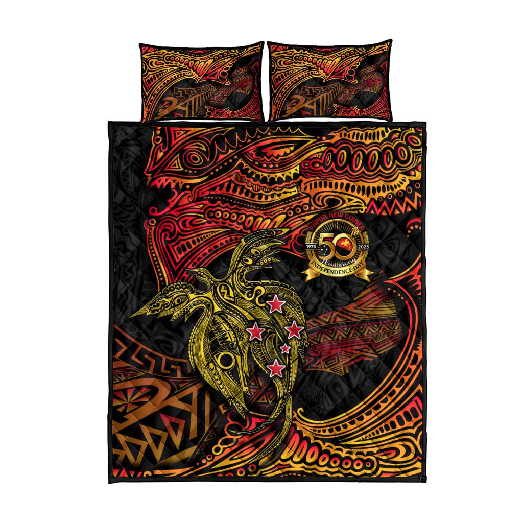 Papua New Guinea 50th Independence Day Quilt Bed Set Culture Spirit and Sovereignty DT02 - Polynesian Pride