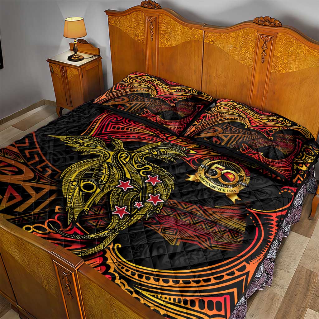 Papua New Guinea 50th Independence Day Quilt Bed Set Culture Spirit and Sovereignty DT02 - Polynesian Pride