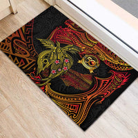 Papua New Guinea 50th Independence Day Rubber Doormat Culture Spirit and Sovereignty DT02 - Polynesian Pride