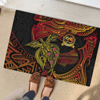 Papua New Guinea 50th Independence Day Rubber Doormat Culture Spirit and Sovereignty DT02 - Polynesian Pride