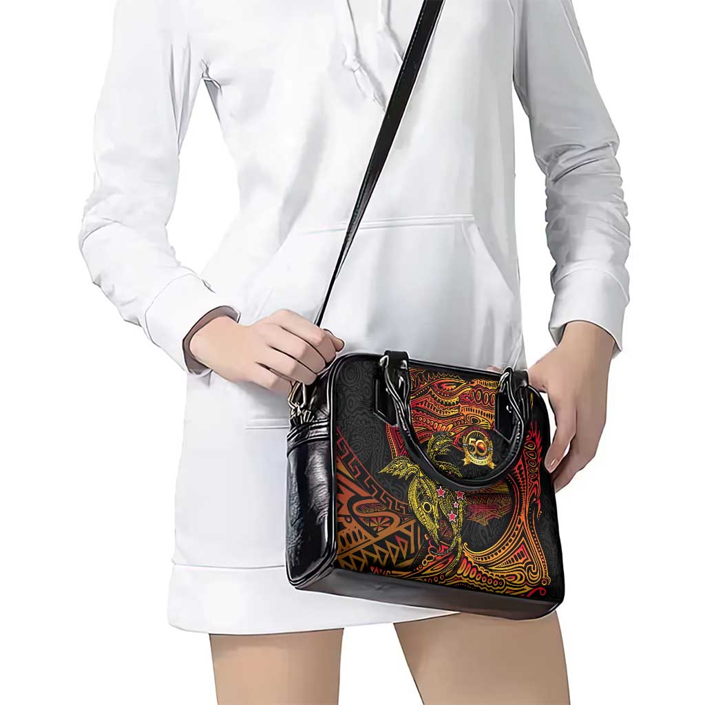 Papua New Guinea 50th Independence Day Shoulder Handbag Culture Spirit and Sovereignty DT02 - Polynesian Pride