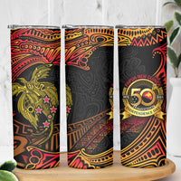Papua New Guinea 50th Independence Day Skinny Tumbler Culture Spirit and Sovereignty DT02 - Polynesian Pride