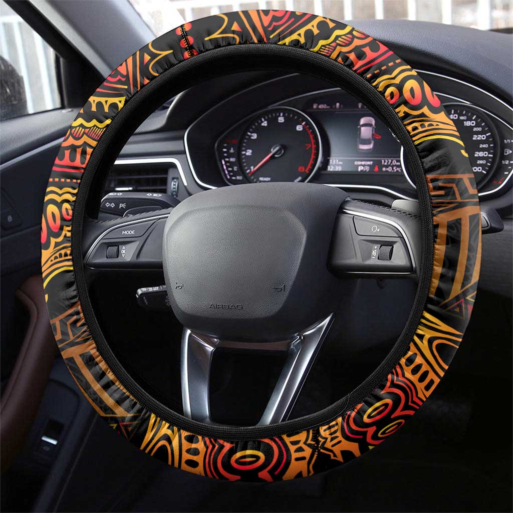 Papua New Guinea 50th Independence Day Steering Wheel Cover Culture Spirit and Sovereignty DT02 - Polynesian Pride
