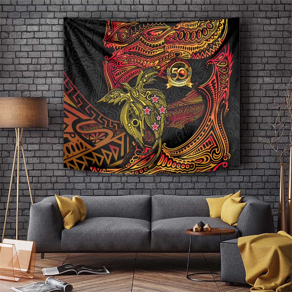 Papua New Guinea 50th Independence Day Tapestry Culture Spirit and Sovereignty DT02 Art - Polynesian Pride