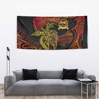 Papua New Guinea 50th Independence Day Tapestry Culture Spirit and Sovereignty DT02 - Polynesian Pride