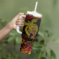 Papua New Guinea 50th Independence Day Tumbler With Handle Culture Spirit and Sovereignty DT02 - Polynesian Pride