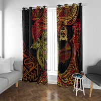Papua New Guinea 50th Independence Day Window Curtain Culture Spirit and Sovereignty DT02 With Grommets Art - Polynesian Pride