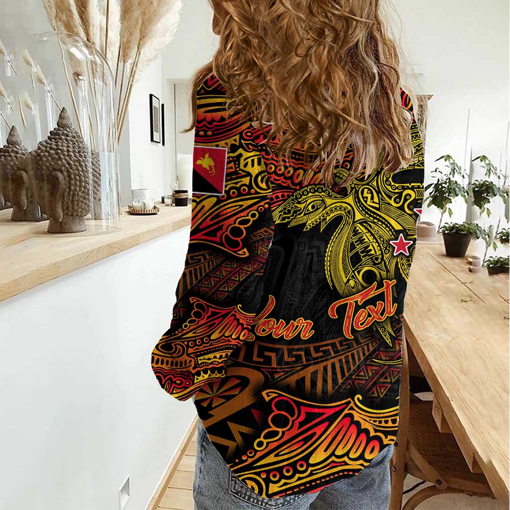 Papua New Guinea 50th Independence Day Women Casual Shirt Culture Spirit and Sovereignty