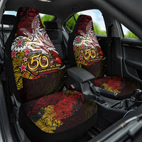 PNG 1975 - 2025 Car Seat Cover Papua New Guinea 50th Independence Anniversary